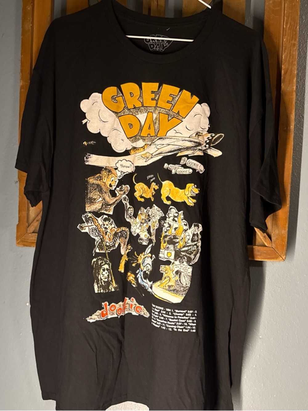 Black Graphic Band Tee - Vintage-Style Men’s Shirt